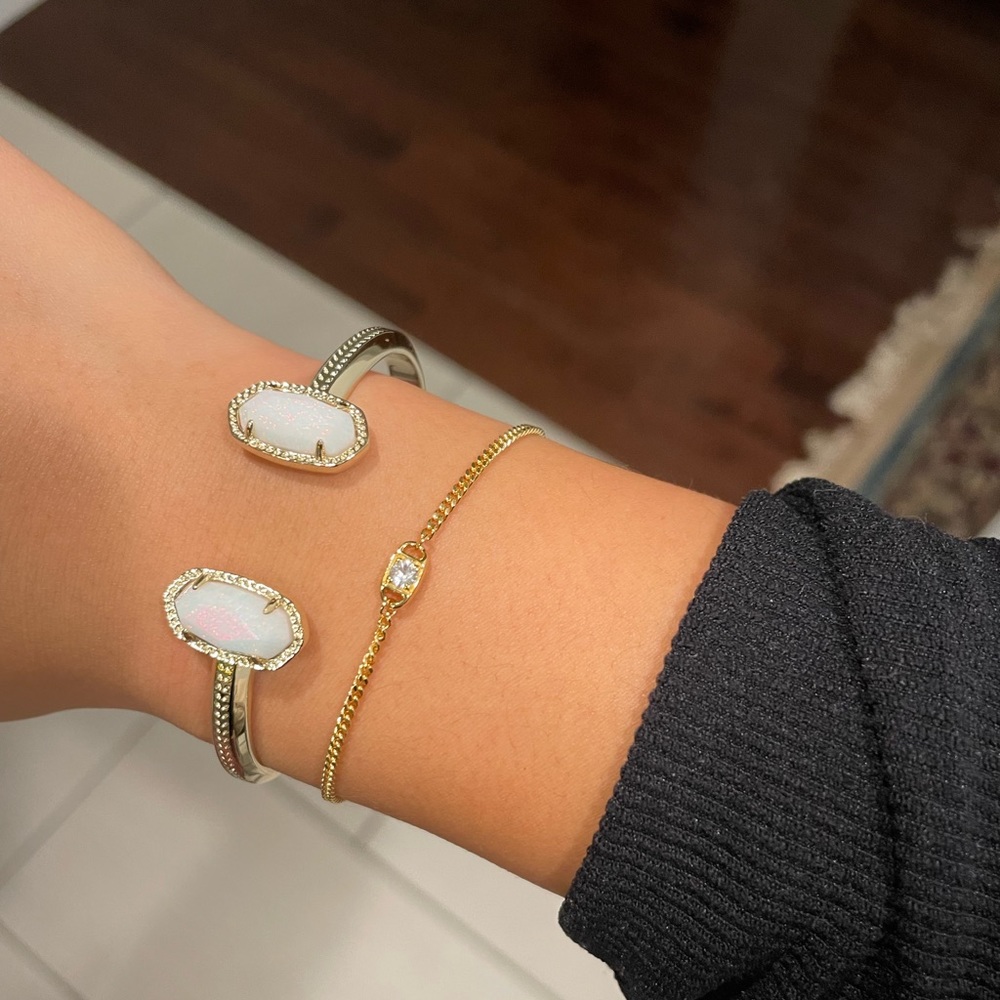 Kendra Scott Elton Gold Cuff Opal